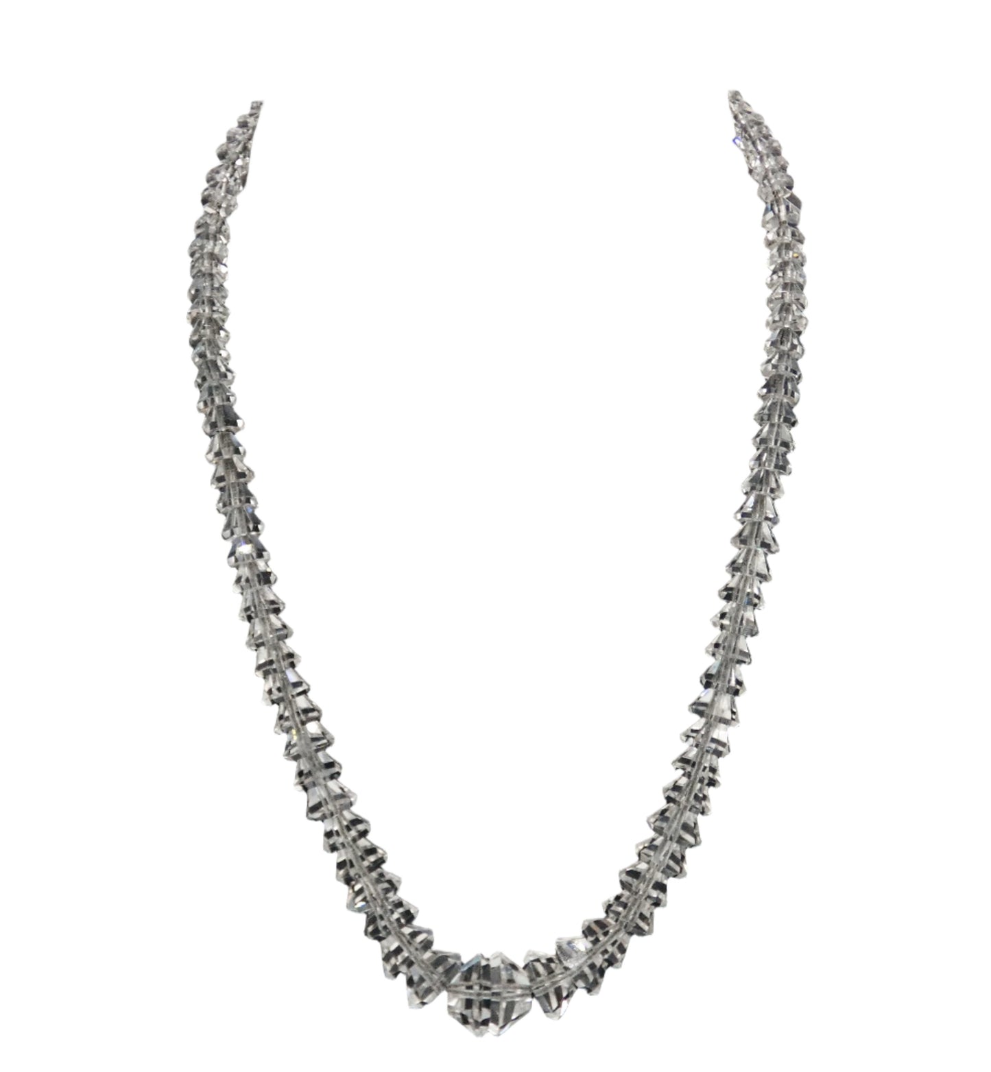 Vintage Crystal Necklace & Earrings