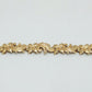 14K Gold Floral Bracelet