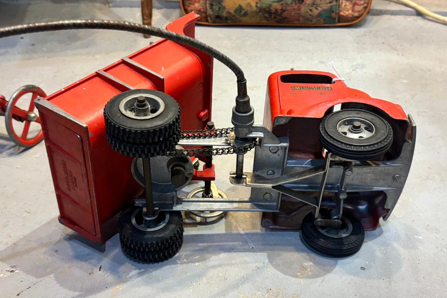 Smith Miller "Smitty" Drive-O Dump Truck with working handcontrol cable