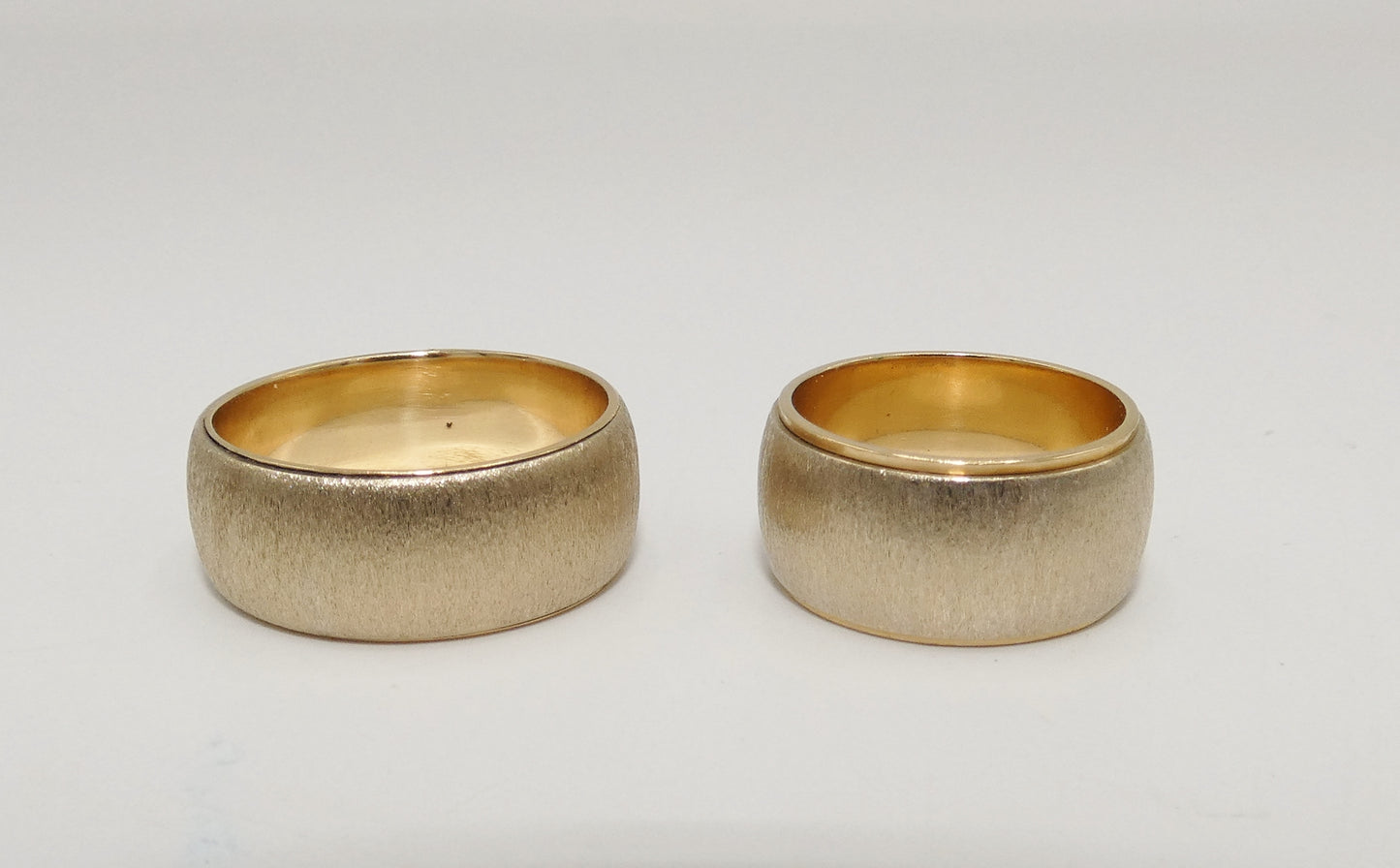 14K Gold Men & Women's Matching Eternity Band Rings