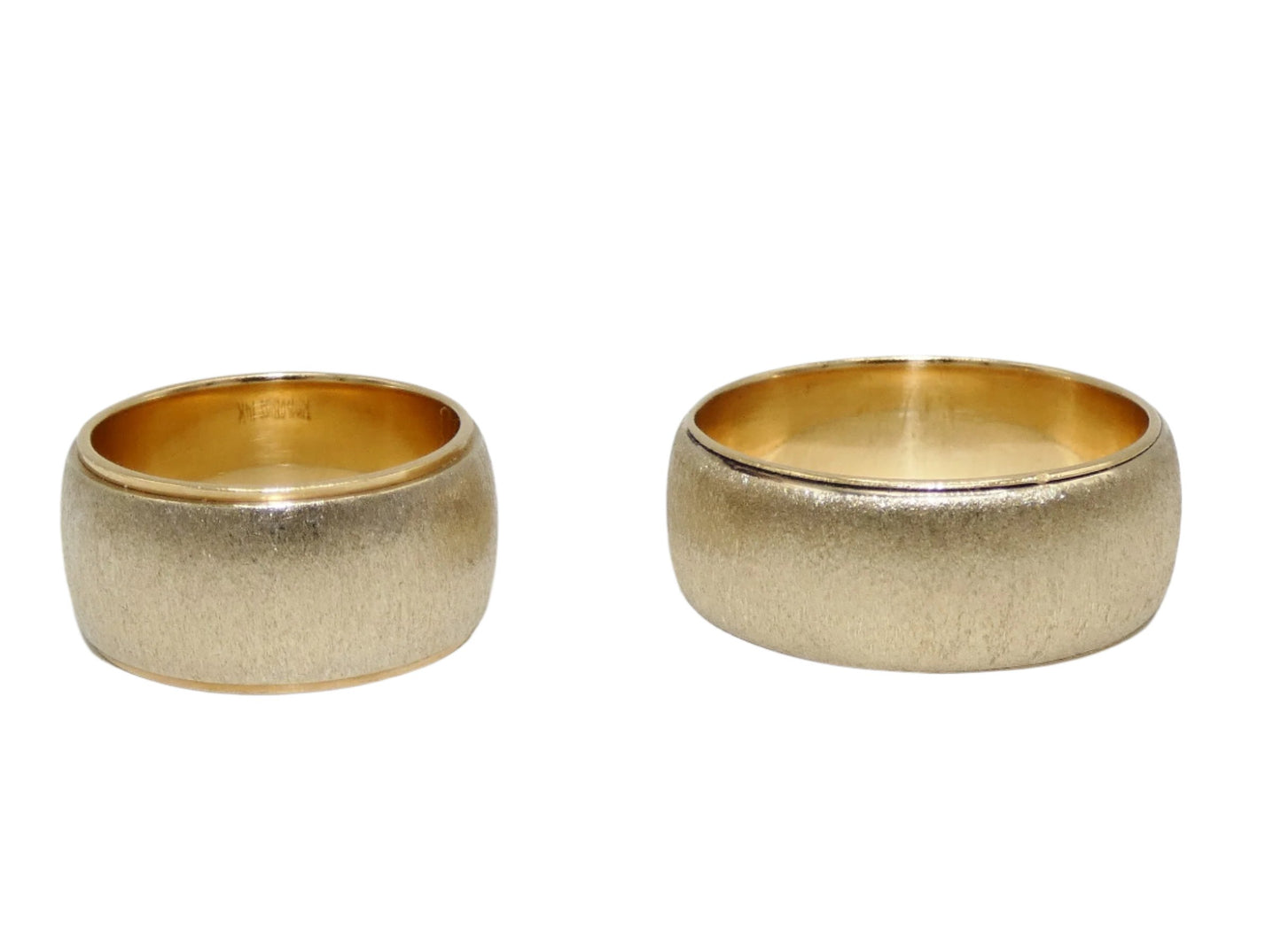 14K Gold Men & Women's Matching Eternity Band Rings