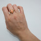 14K Gold Coral Ring