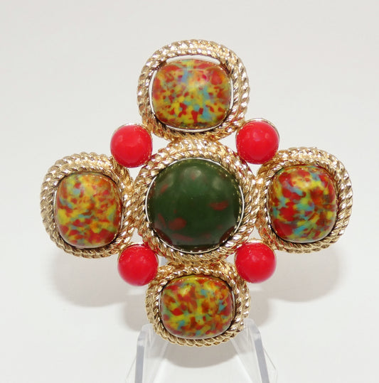 Sarah Coventry Maltese Cross Pin