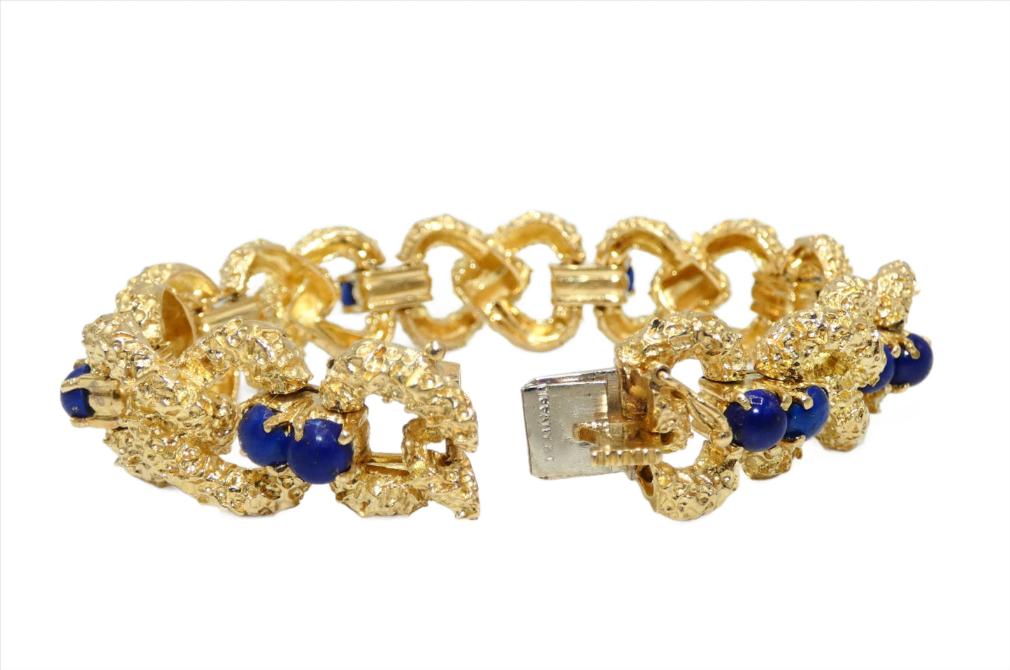 18K Gold Tiffany & Co. Lapis Bracelet