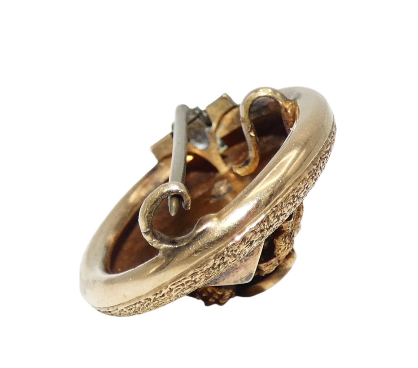 14K Gold Victorian Pin & Earrings