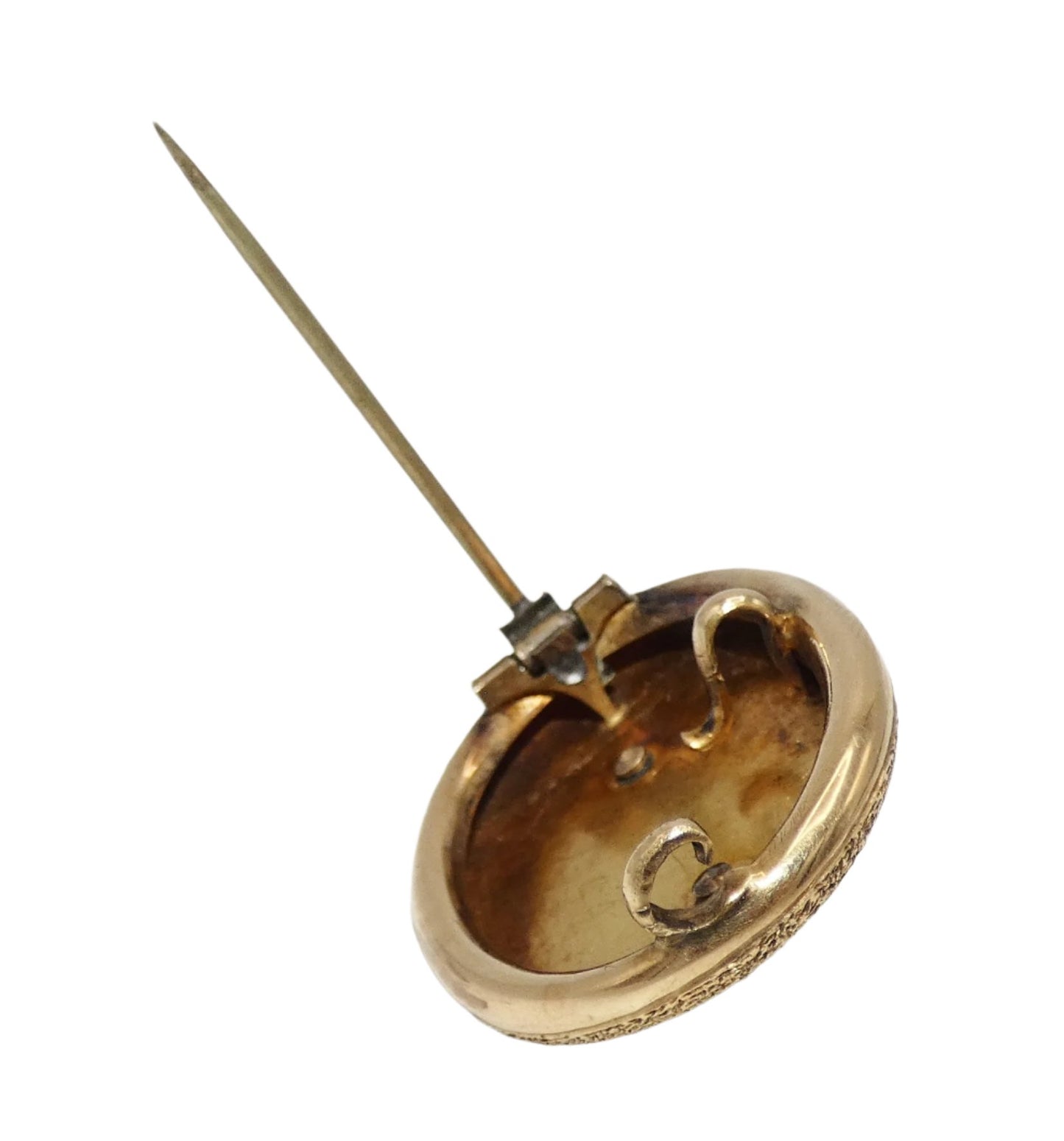 14K Gold Victorian Pin & Earrings