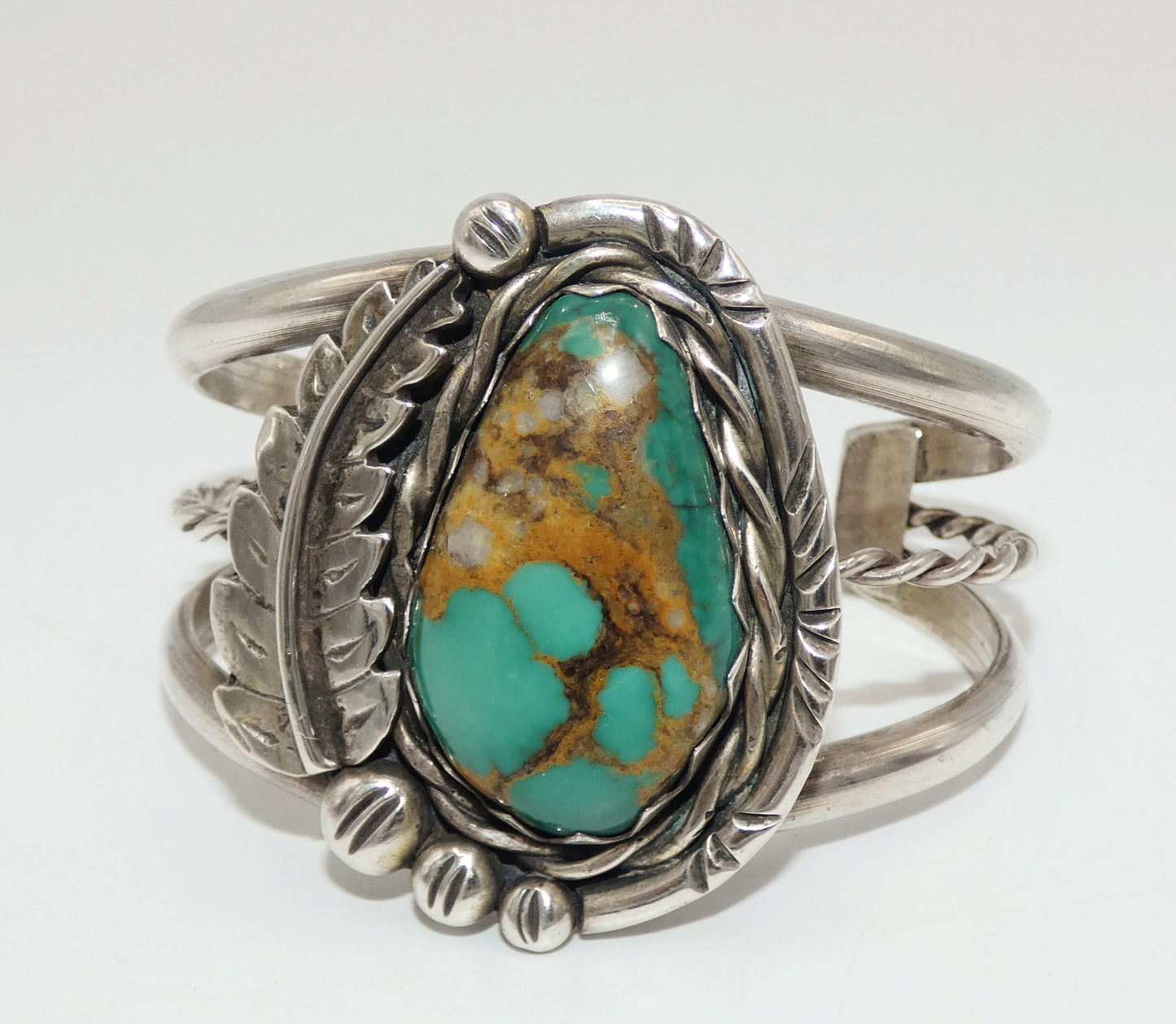 Sterling Silver Morenci Turquoise Cuff