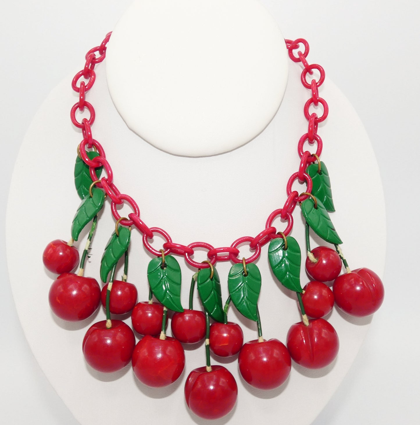Bakelite Cherry Necklace