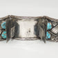 Sterling Turquoise & Coral Watch Band