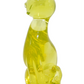 Uranium Glass Vaseline Cat