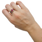 14K Gold Ruby & Diamond Ring