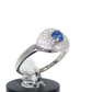 Platinum Diamond & Sapphire Ring