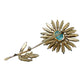 Schreiner Flower Brooch & Clip-On Earrings