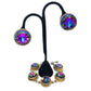 Schiaparelli Watermelon Rhinestone Bracelet & Earrings