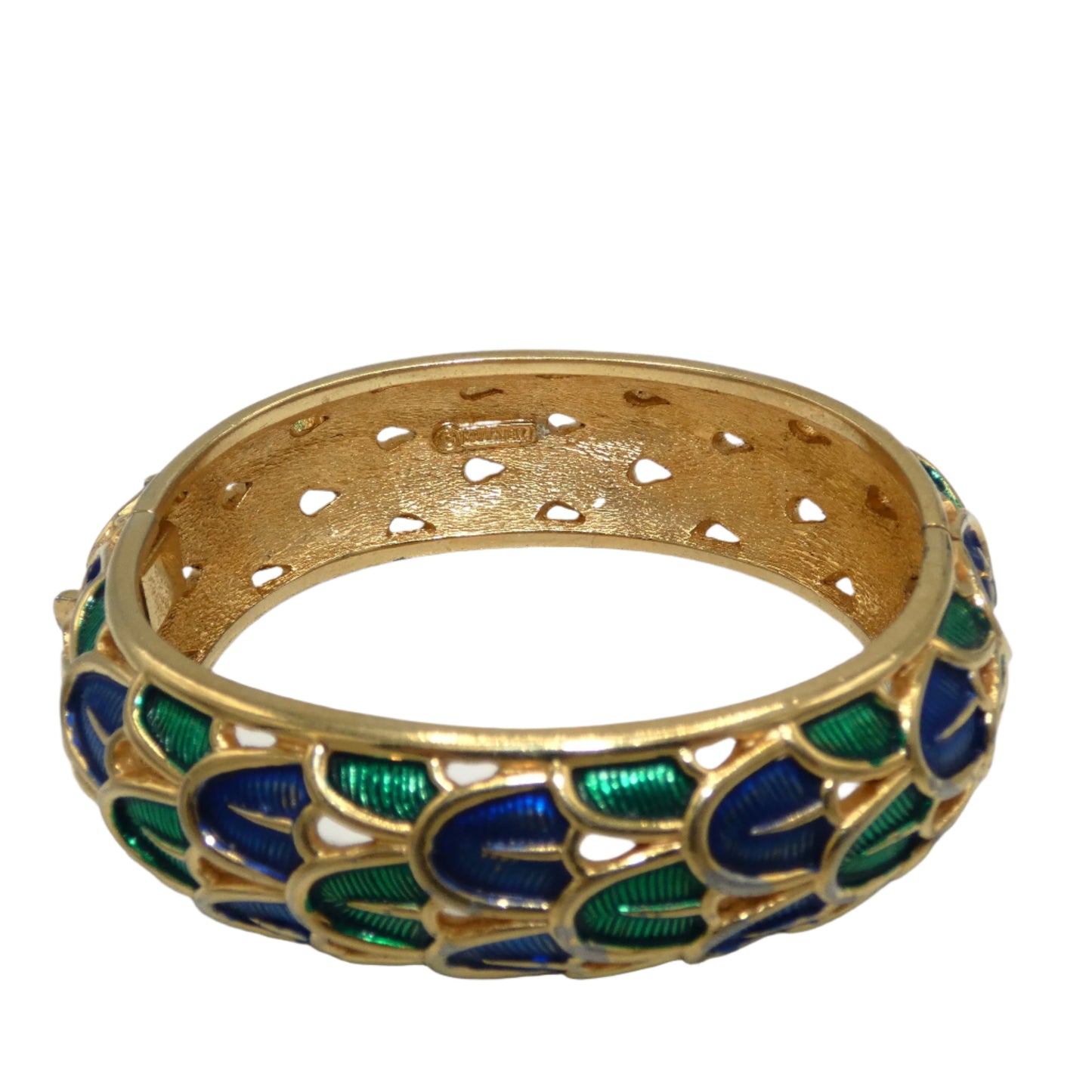 Boucher Peacock Bracelet & Crown Trifari Earrings