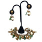 HOB 5th Avenue Asian Motif Charm Bracelet & Earrings