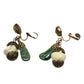HOB 5th Avenue Asian Motif Charm Bracelet & Earrings
