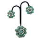 Eisenberg Original Turquoise Brooch & Earrings