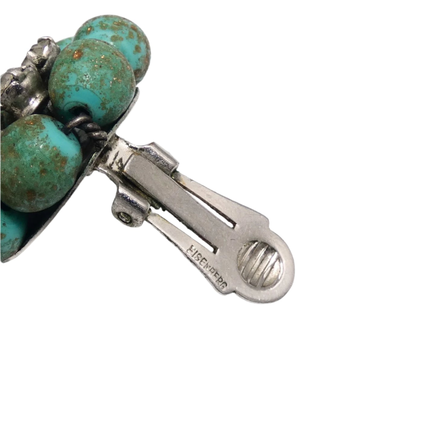 Eisenberg Original Turquoise Brooch & Earrings