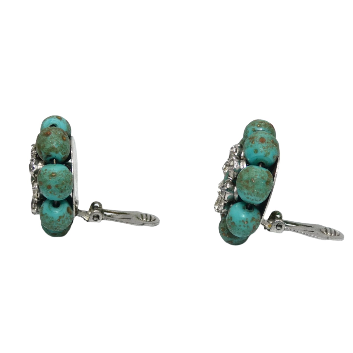 Eisenberg Original Turquoise Brooch & Earrings