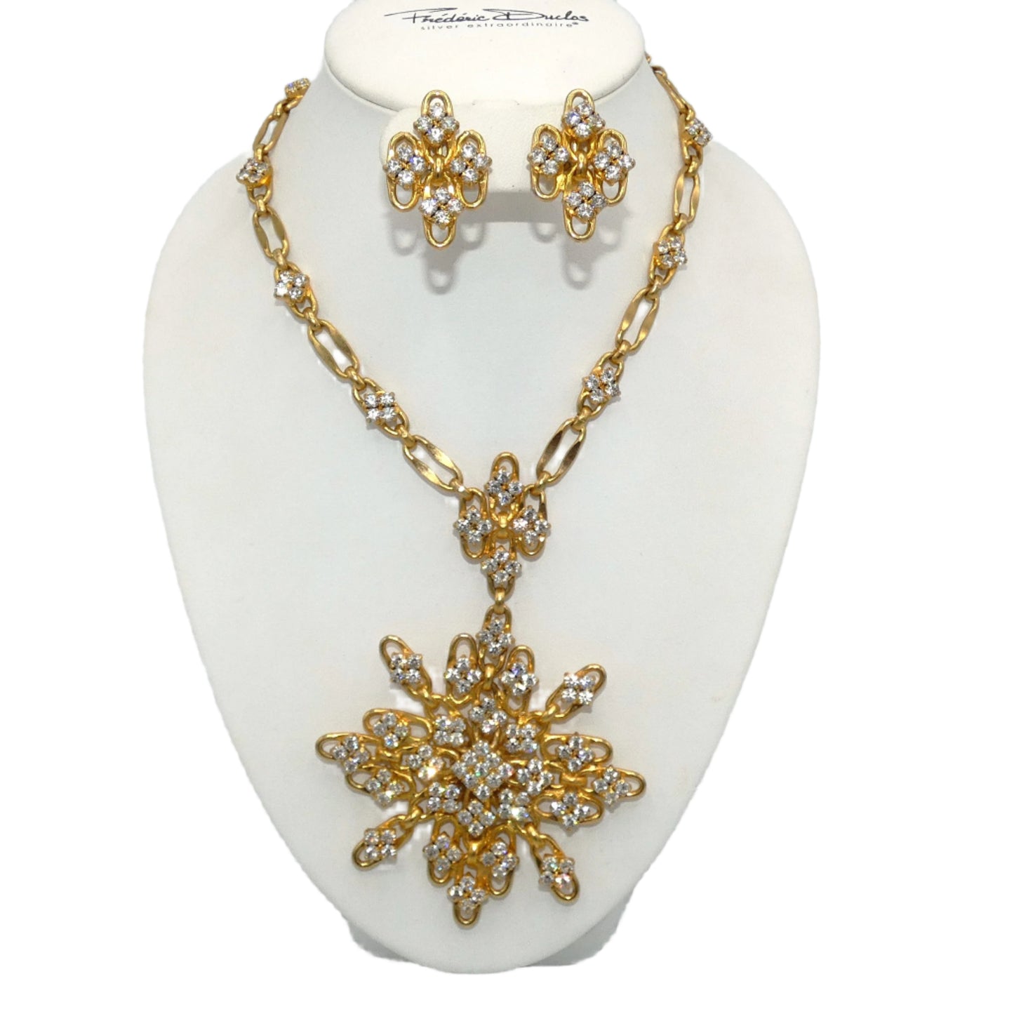 Eisenburg Snowflake Style Necklace & Earrings