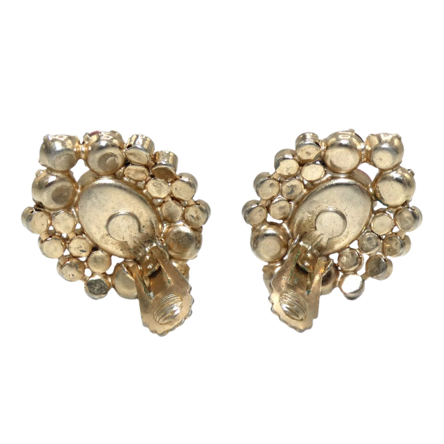 Weiss Pink Clip-On Earrings