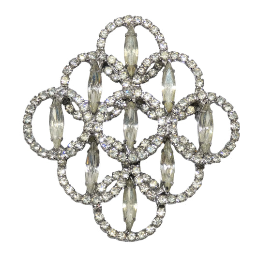 Weiss Rhinestone Brooch