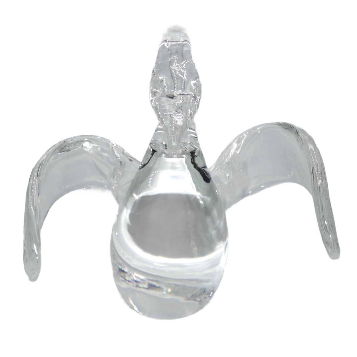 Steuben Glass Swan Rampant