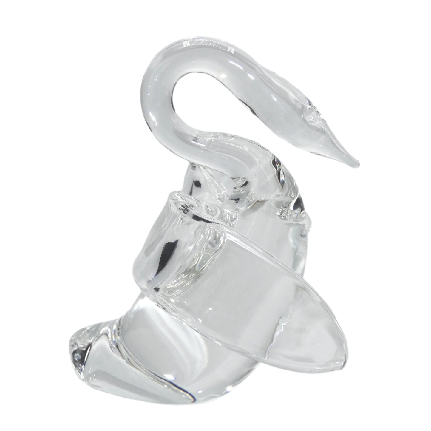 Steuben Glass Swan Rampant