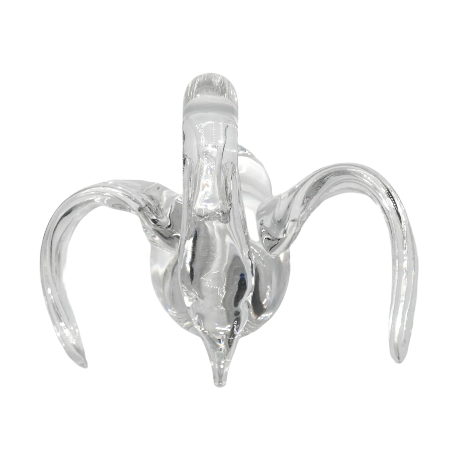 Steuben Glass Swan Rampant
