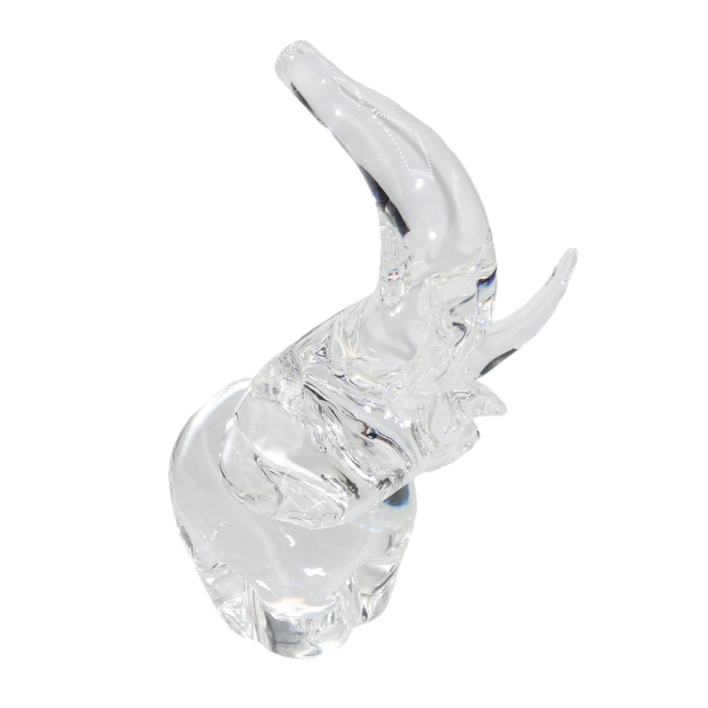 Steuben Glass Trumpeting Elephant