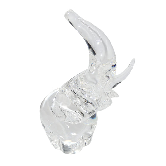 Steuben Glass Trumpeting Elephant