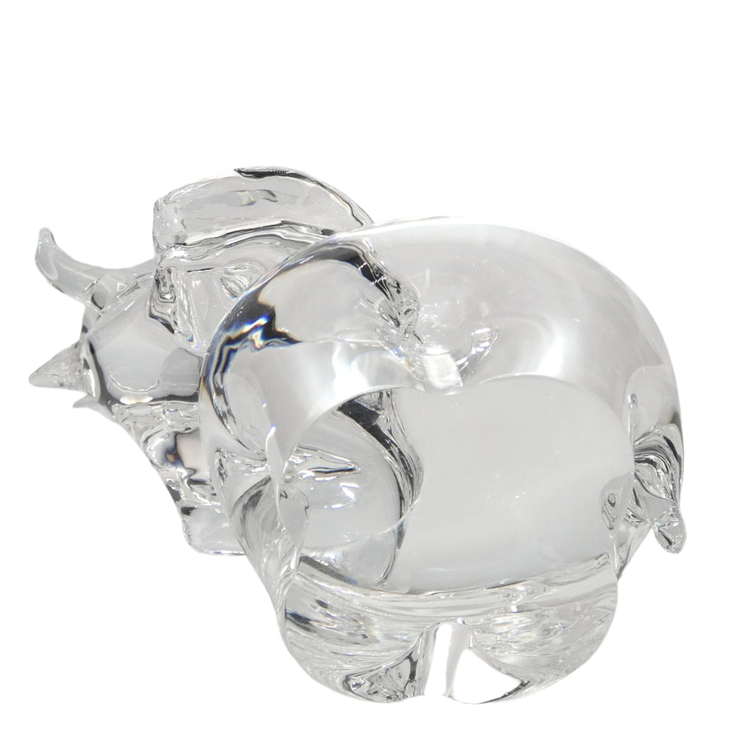 Steuben Glass Trumpeting Elephant