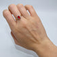 14K Gold Fire Opal & Diamond Ring