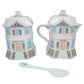 Lenox Village Collection Sugar And Creamer