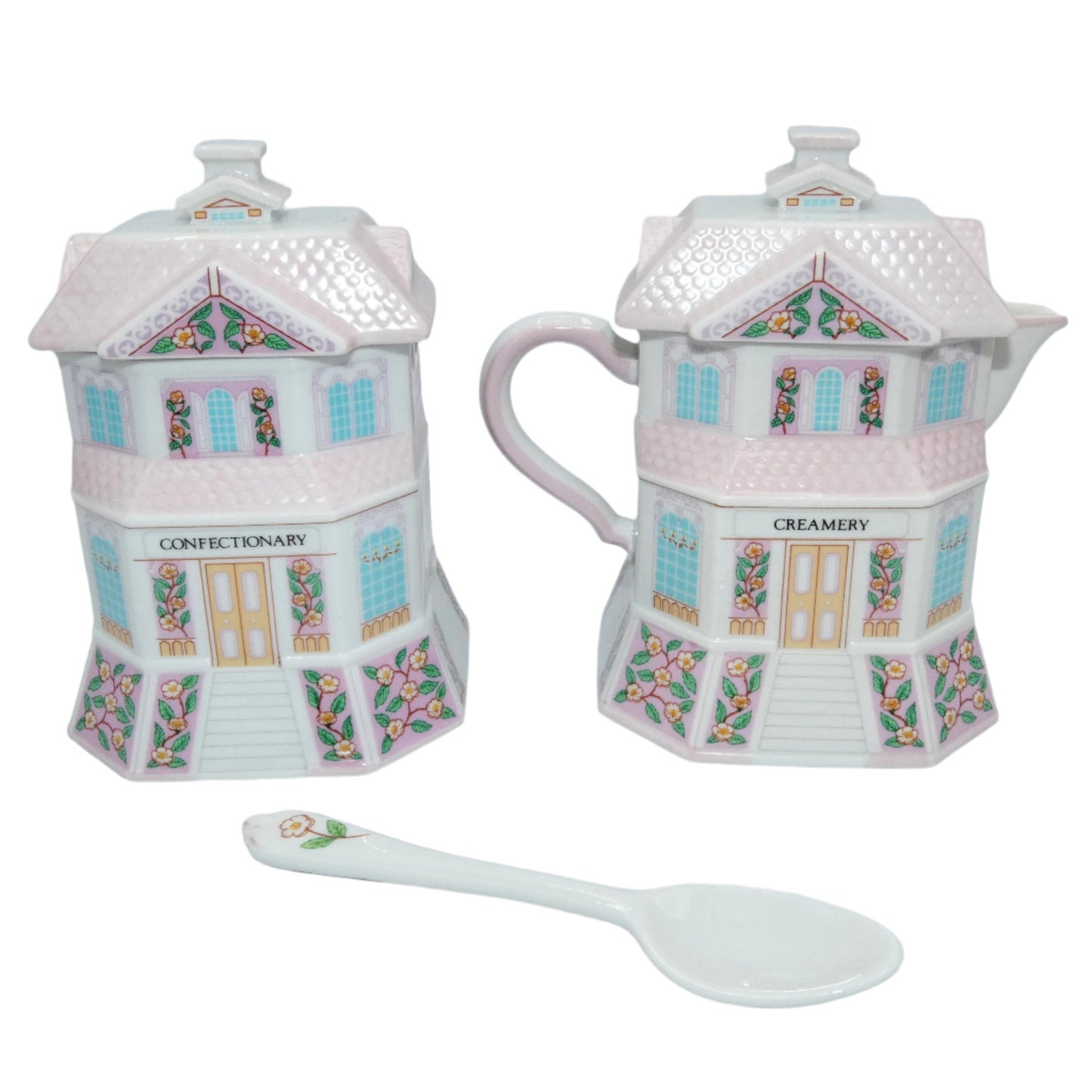 Lenox Village Collection Sugar And Creamer