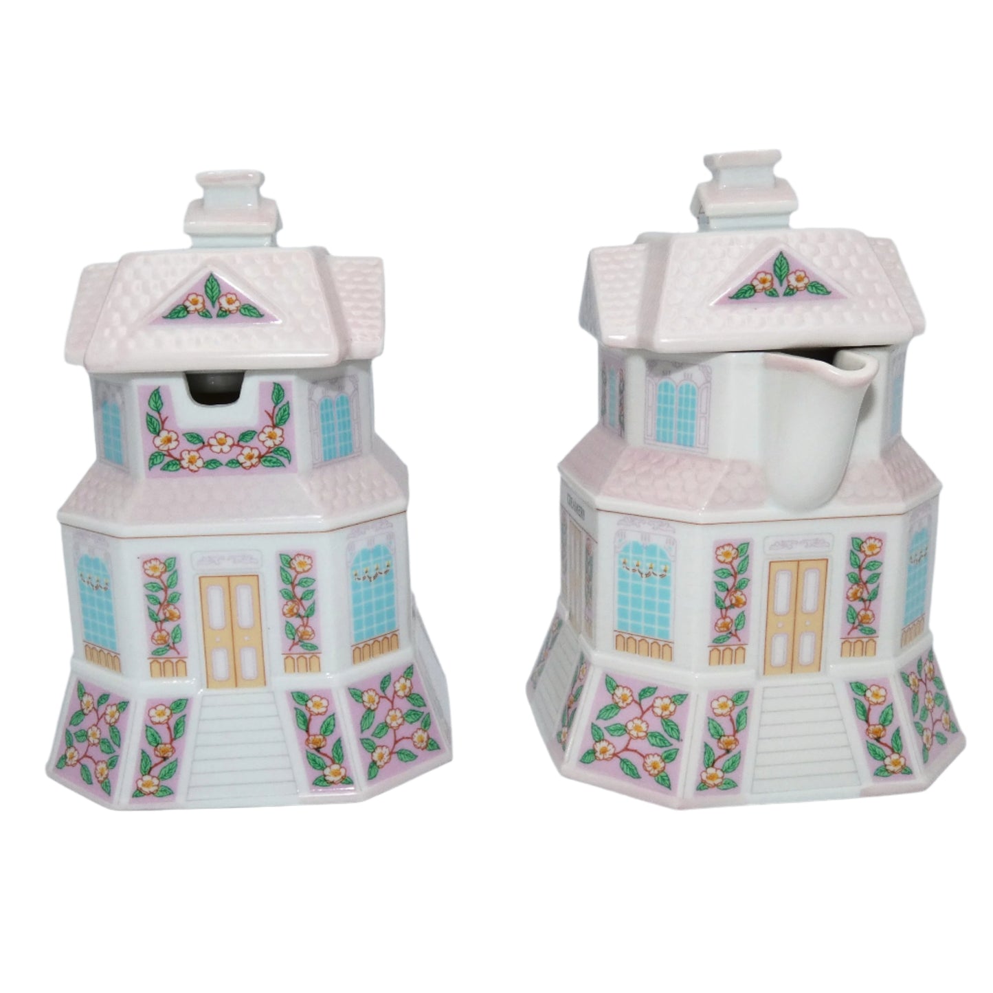 Lenox Village Collection Sugar And Creamer