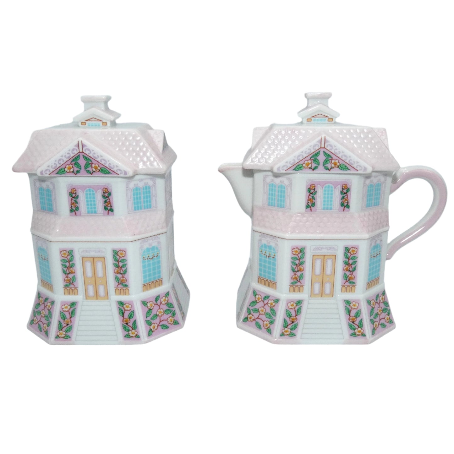Lenox Village Collection Sugar And Creamer
