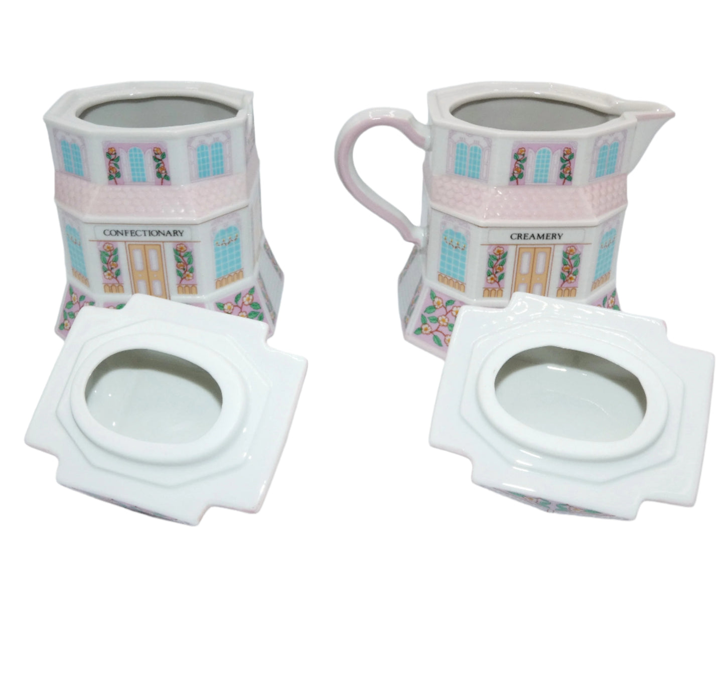 Lenox Village Collection Sugar And Creamer