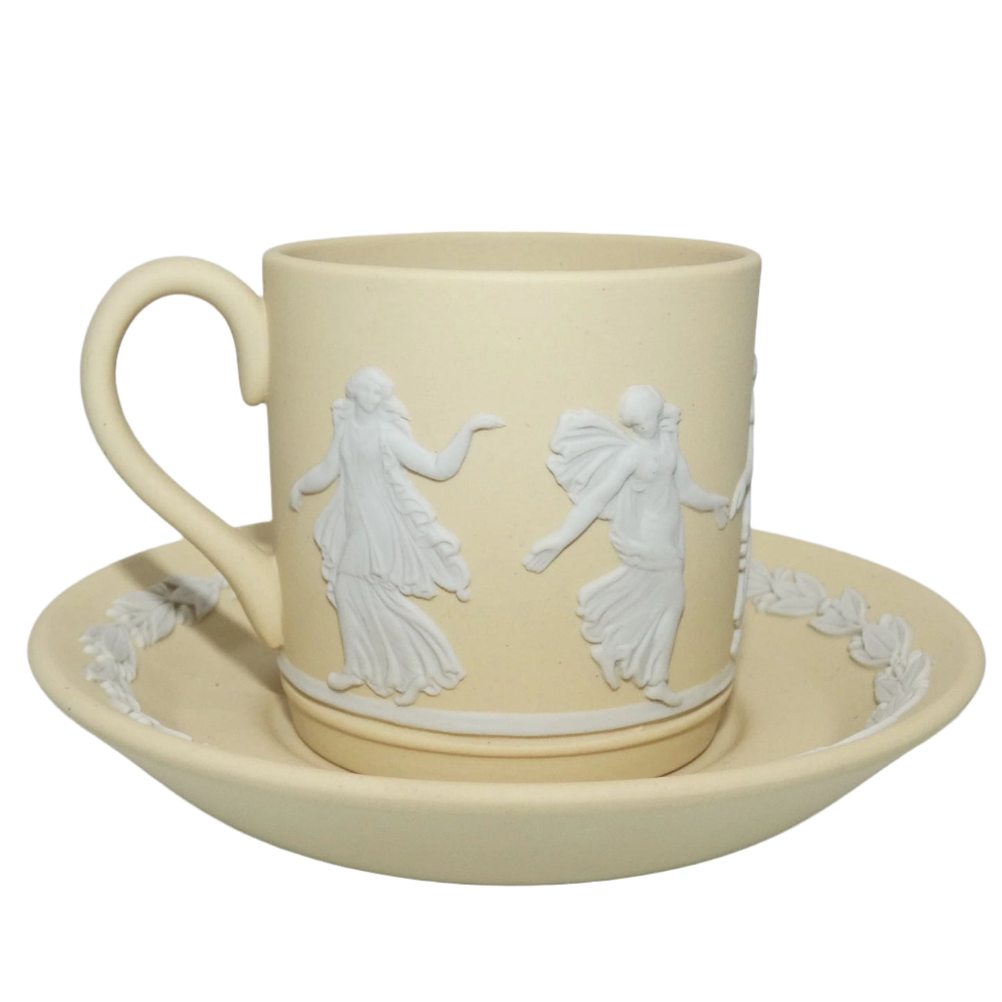 Wedgwood Jasperware "Dancing Hours" Cup & Saucer