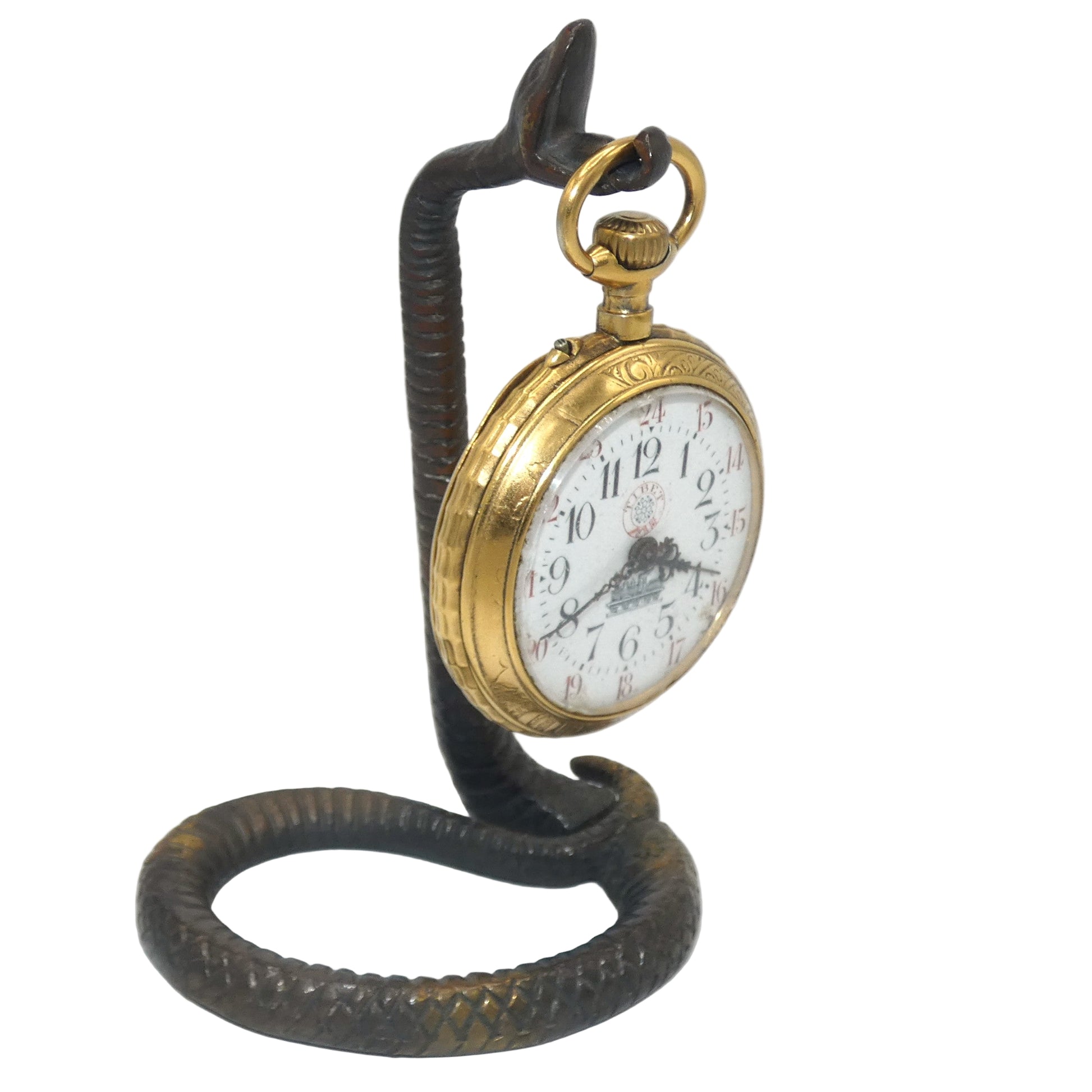 Snake Pocket Watch Holder – Olde Inverness Antiques