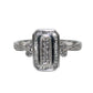 14K White Gold Diamond Ring
