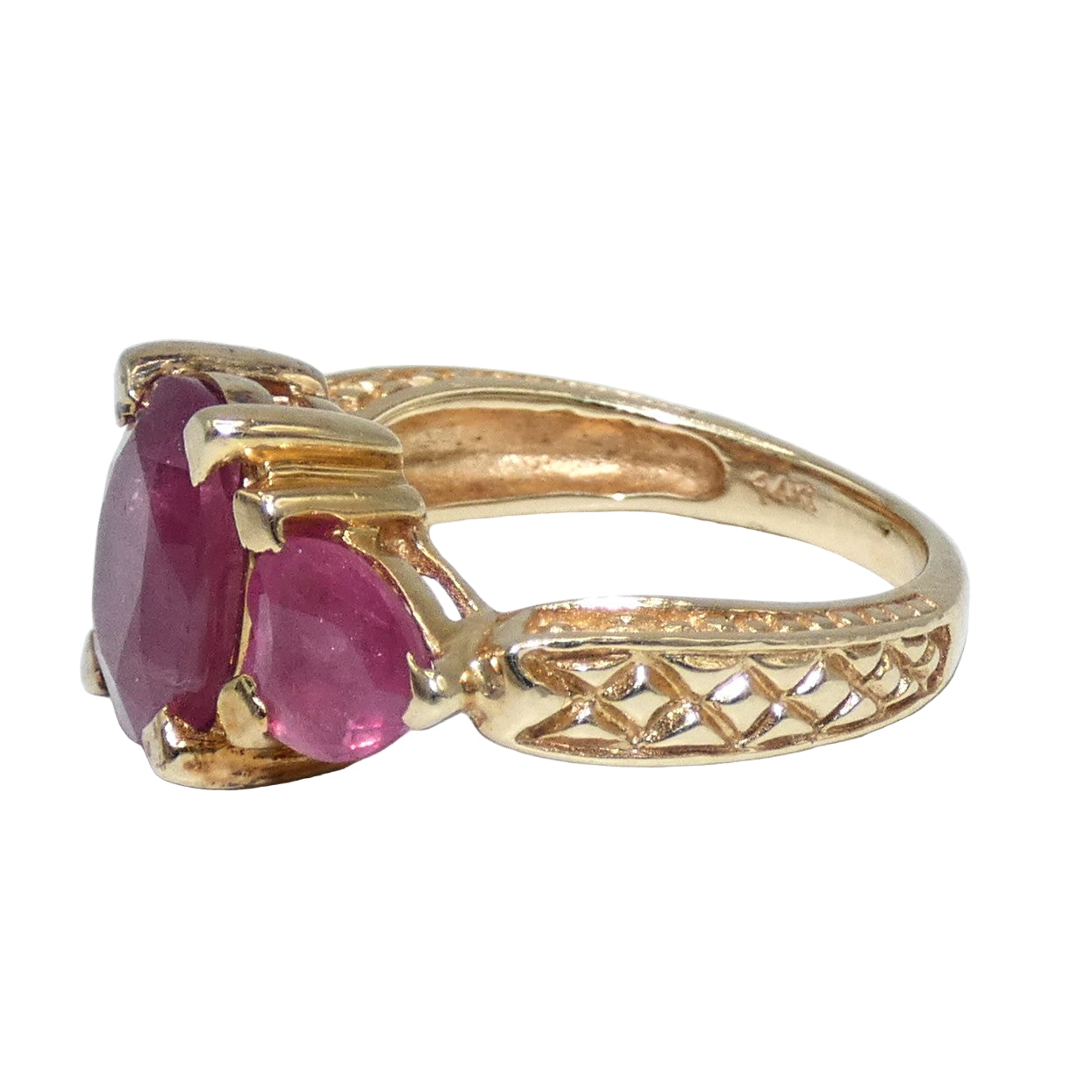14K Gold Ruby Ring
