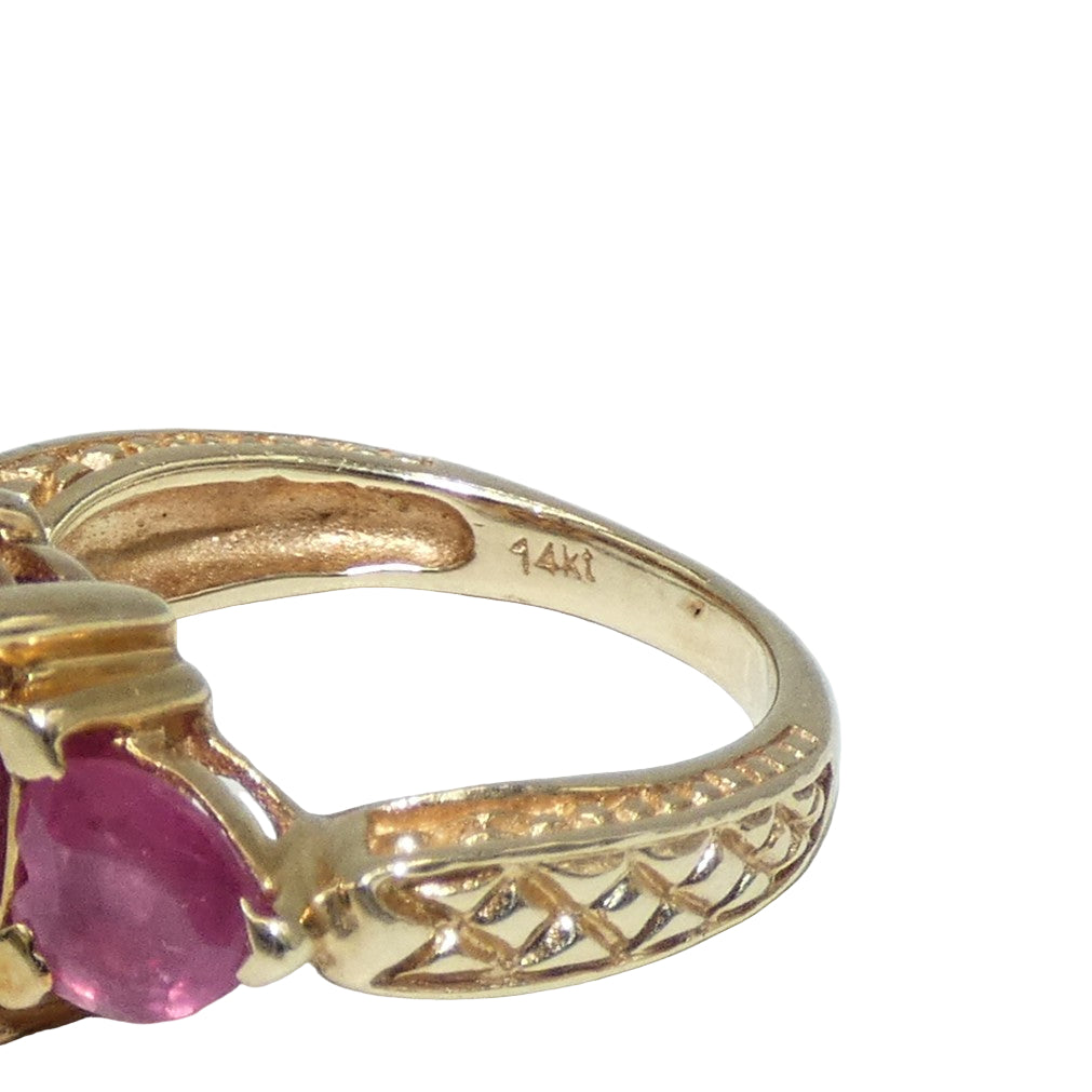 14K Gold Ruby Ring