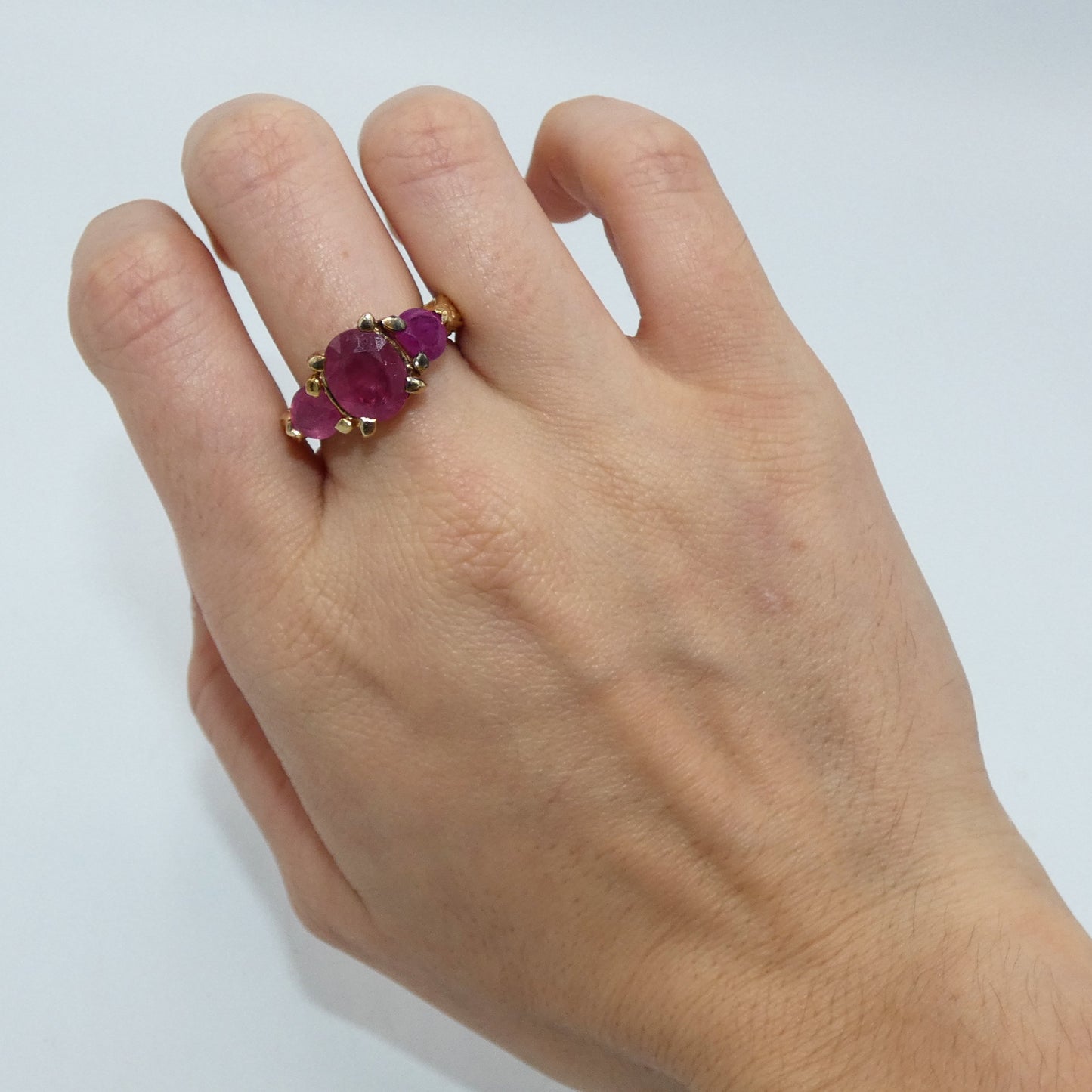 14K Gold Ruby Ring