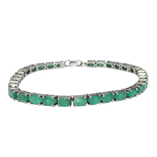 Sterling Silver Tourmaline Bracelet