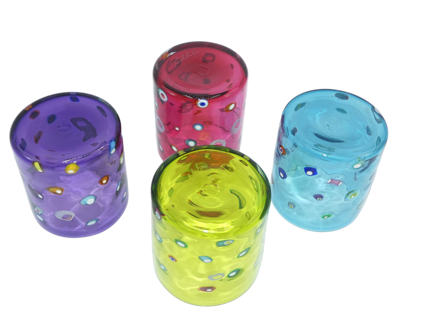 Peter Ridabock Barnacle Glass Set of 4