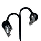 Silver Tone Knot Clip-On Earrings & Pin