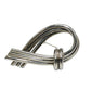 Silver Tone Knot Clip-On Earrings & Pin
