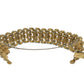 Monet Textured Gold Tone Bracelet
